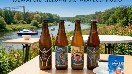 Otwarcie sezonu 2026 Marina Gliwice kawiarnia i motorówki