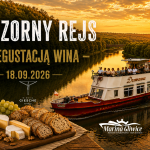 Degustacja wina na rejsie z Mariną Gliwice