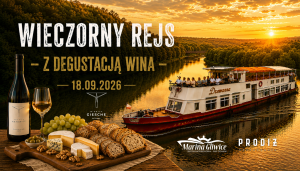 Degustacja wina na rejsie z Mariną Gliwice