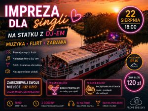 Rejs z potańcówką dla singli