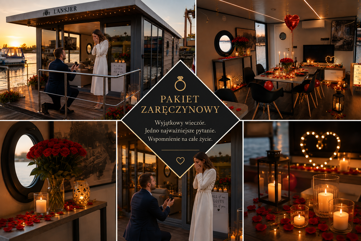 Zaręczyny w Marinie Gliwice