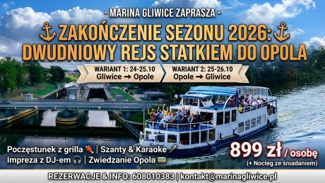 Rejs do Opola z Marina Gliwice
