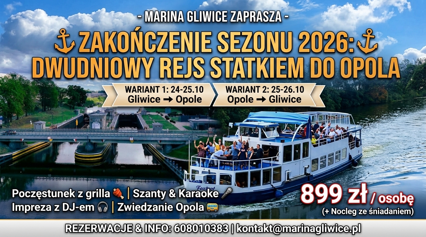 Rejs do Opola z Marina Gliwice